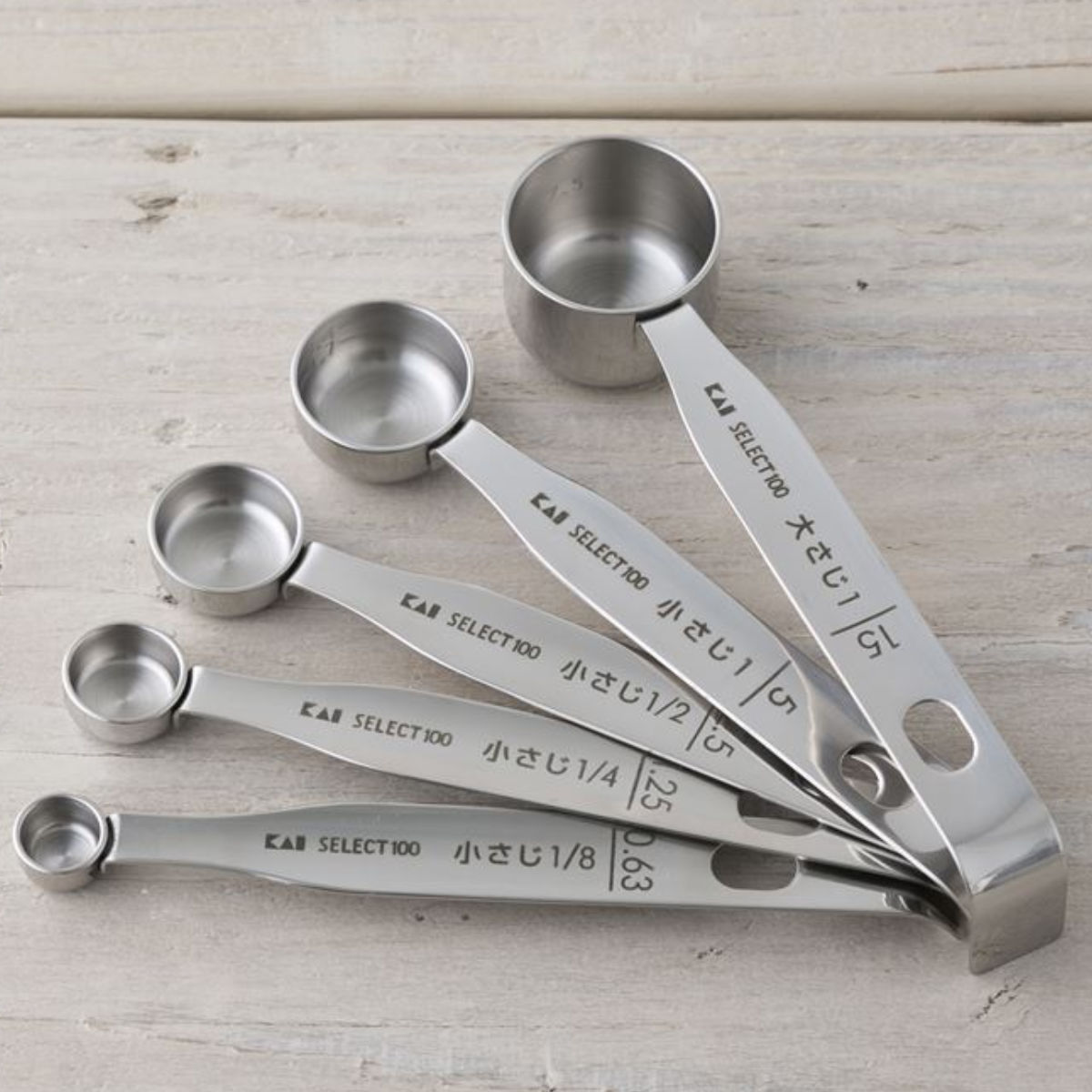 SELECT100 計量スプーン 5本組 食洗機対応 貝印 （ セレクト100