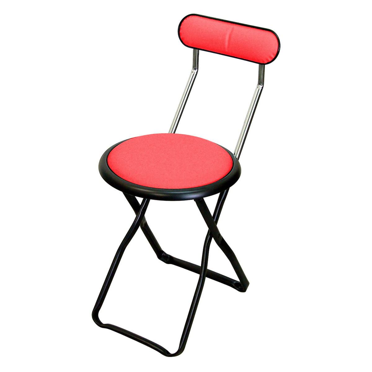 折りたたみ椅子 座面高44cm キャプテンチェア ミドルタイプ （ 折りたたみチェア 椅子 チェア パイプ椅子 簡易椅子 日本製 ）