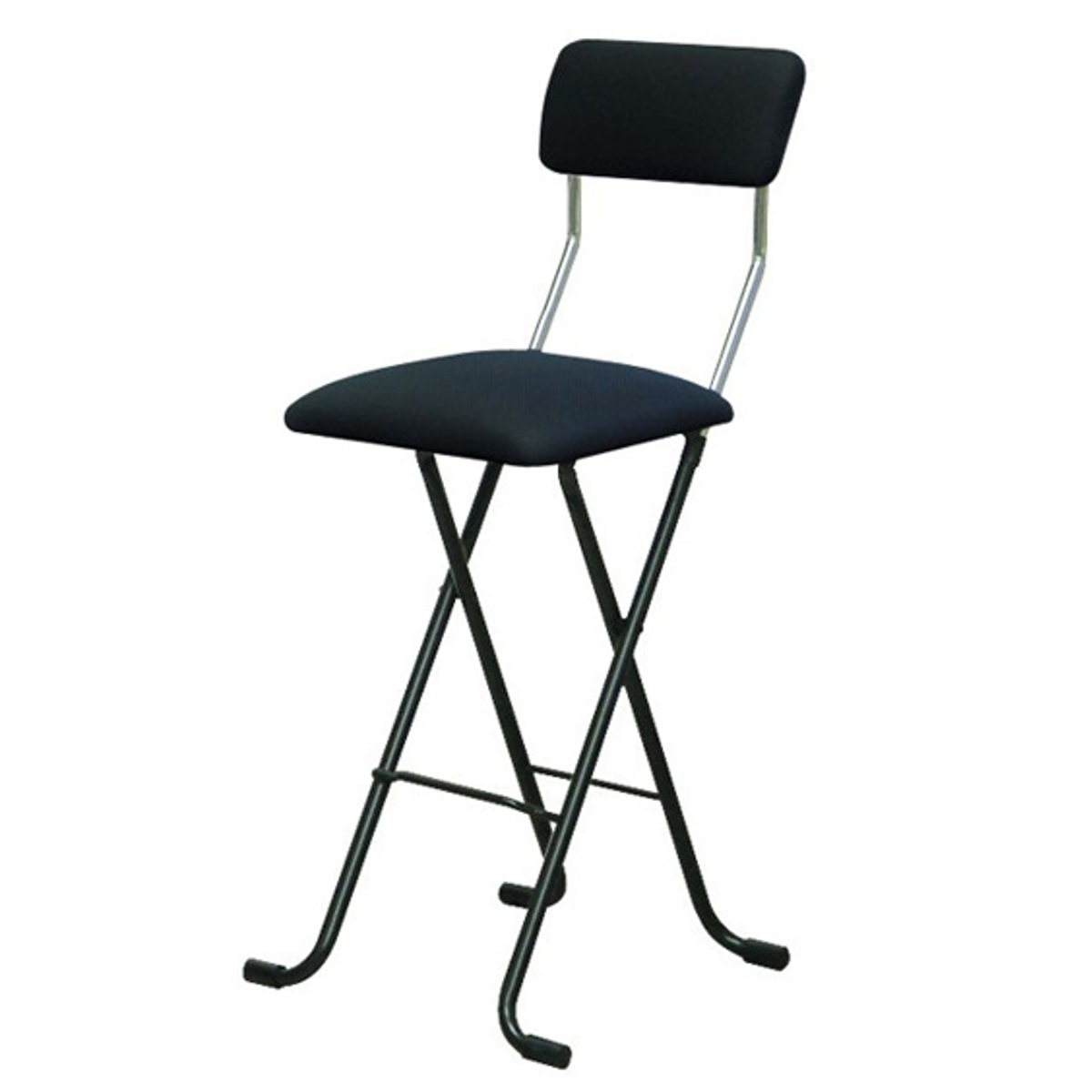 ルネセイコウ 折りたたみ椅子 同色2脚セット 座面高63.5cm ハイタイプ