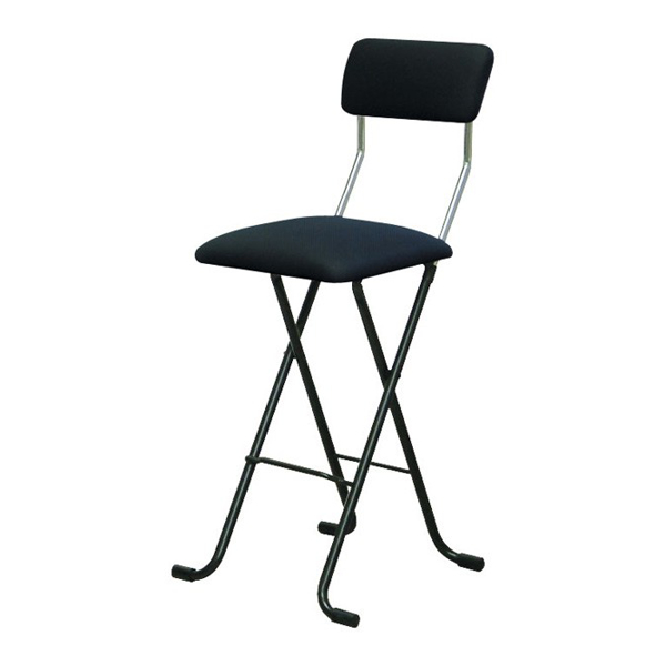 ルネセイコウ 折りたたみ椅子 同色2脚セット 座面高63.5cm ハイタイプ