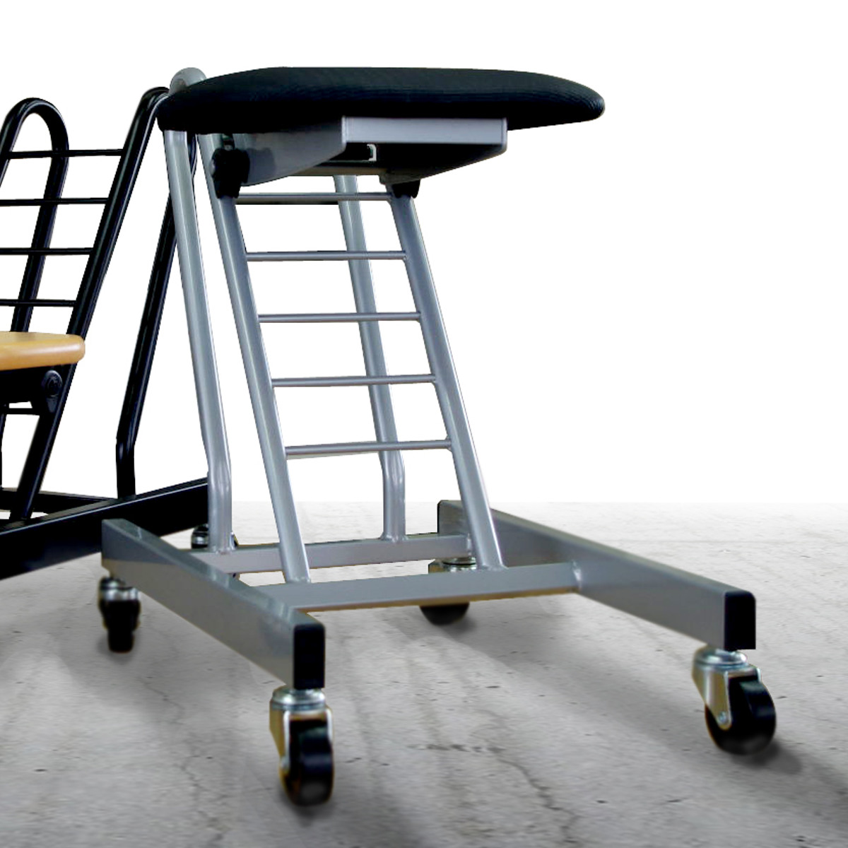 ルネセイコウ 作業椅子 キャスター付き 高さ調節 6段階調節 ムーブ