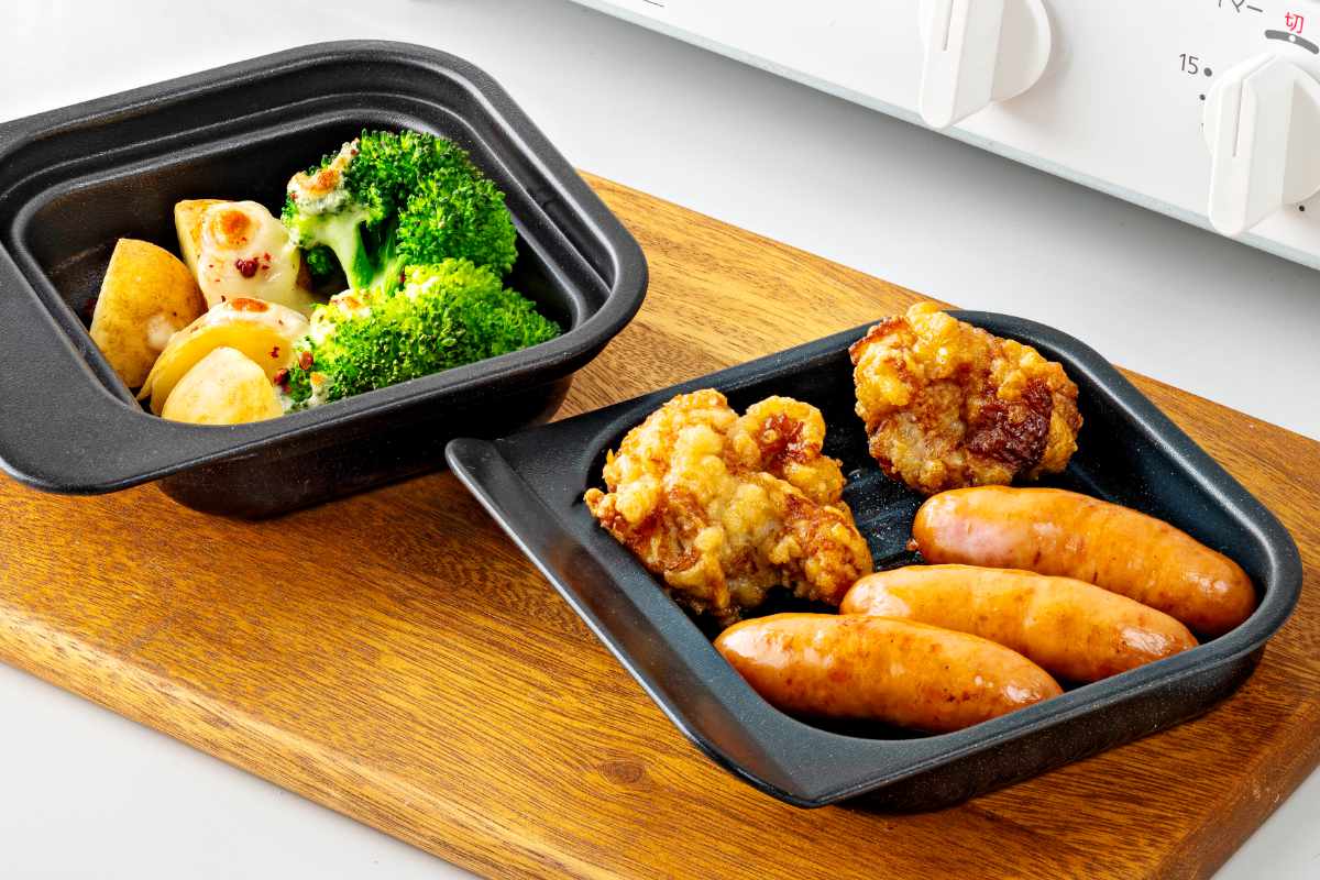 高木金属工業 グリルプレート 深型 2段焼き 2個セット 下段 グリル