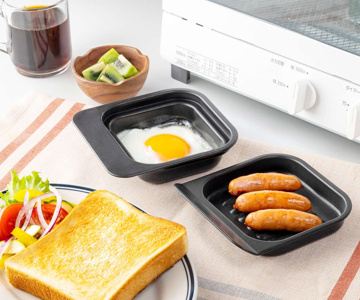 高木金属工業 グリルプレート 2個セット 2段焼きプレート フッ素加工