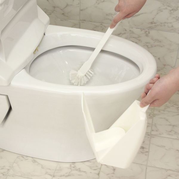 東和産業 トイレブラシ ケース付 ラウンド （ トイレ ブラシ トイレ