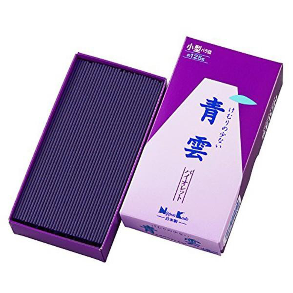 日本香堂 お線香 青雲バイオレット 小型 （ 線香 日本香堂 煙少なめ 微