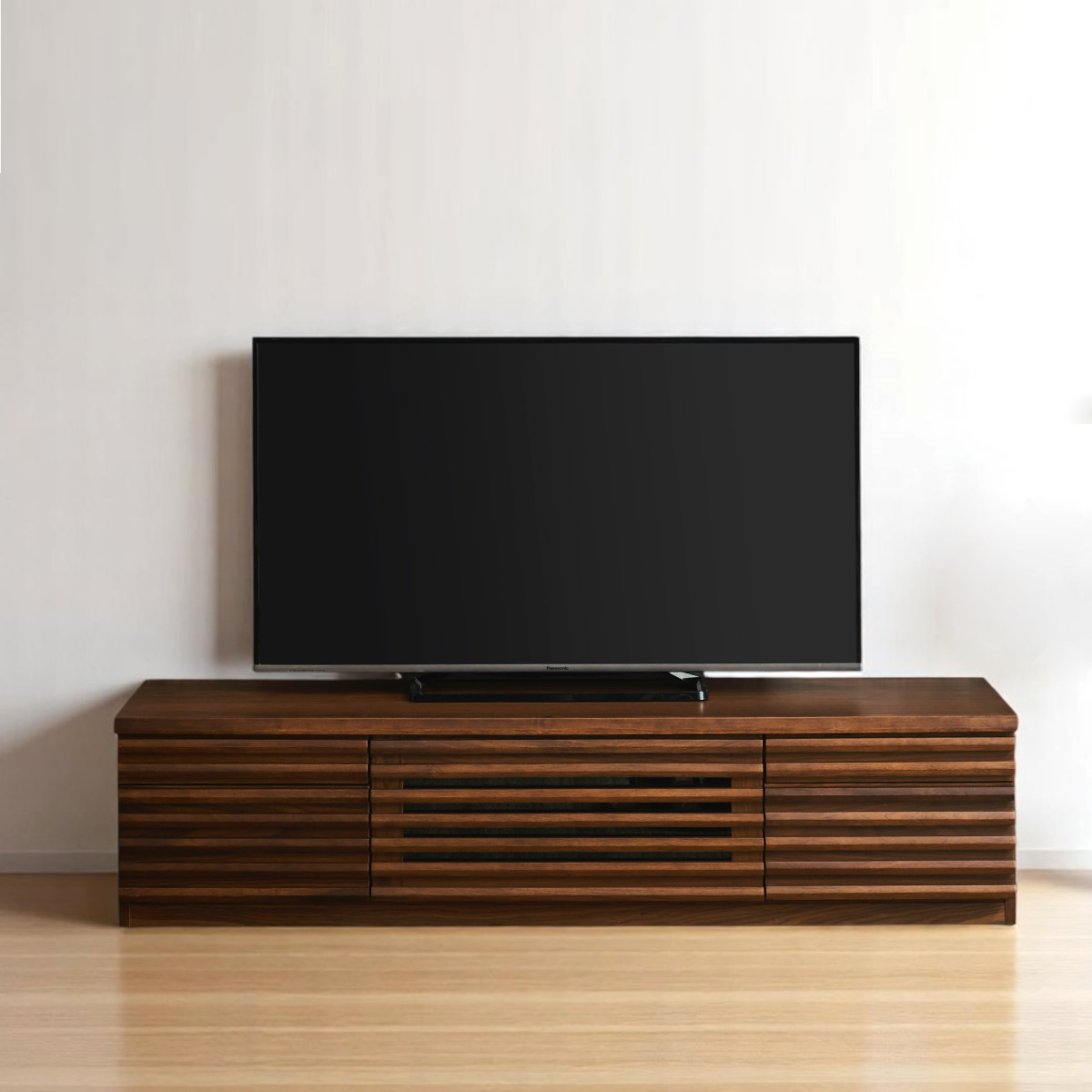テレビ台 幅160cm ローボード 70型対応 天然木 完成品 （ TV台 テレビ