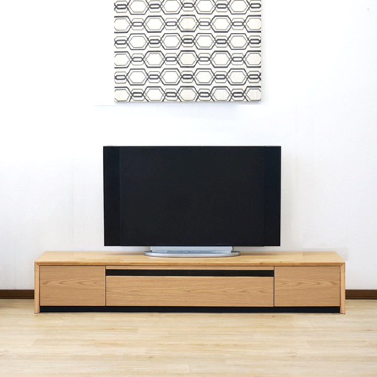 テレビ台 幅180cm 80型対応 引き出し フルスライドレール 完成品