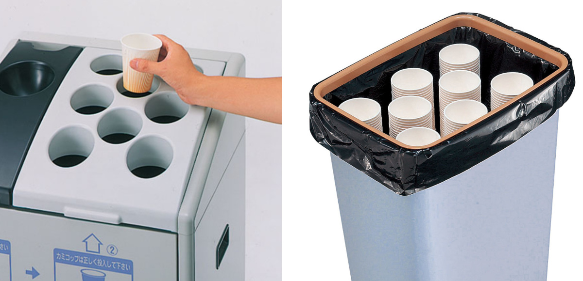 山崎産業 屋内用ゴミ箱 業務用ダストボックス 45L 20L 紙コップ用