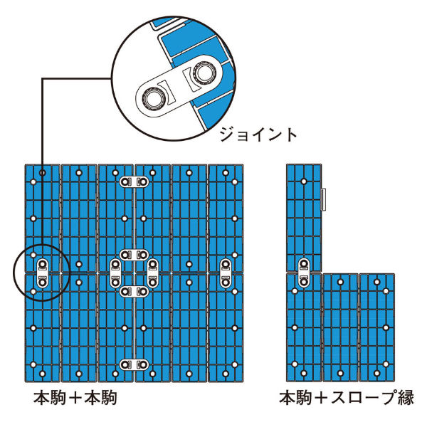 山崎産業 スノコ プラスチック製 本駒 29.6×29.6cm 組立式 システム