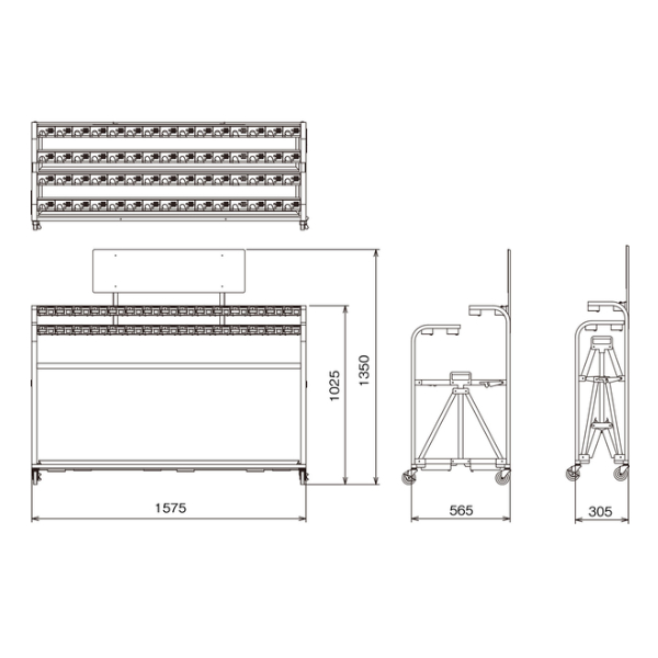 山崎産業 （法人限定） 傘立て 業務用 60本立て ダイヤルロック式