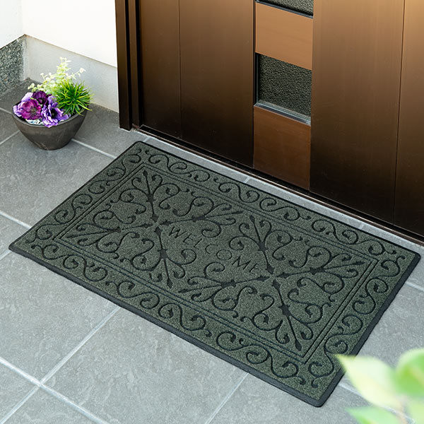 山崎産業 玄関マット 泥落とし 45×75cm ソフテップマット リッチ