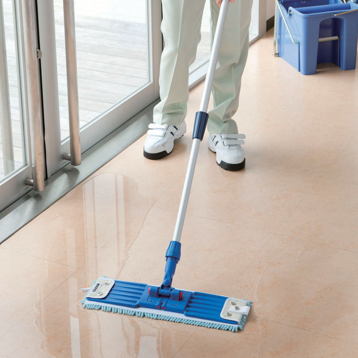 山崎産業 シボレールモップ 伸縮式 （ 山崎産業 モップ マイクロ