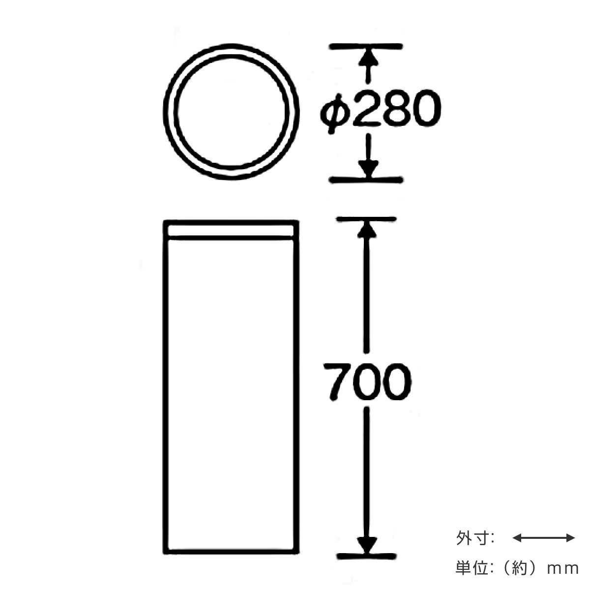 山崎産業 屋内用ゴミ箱 業務用ダストボックス 21L ダストボックス MF