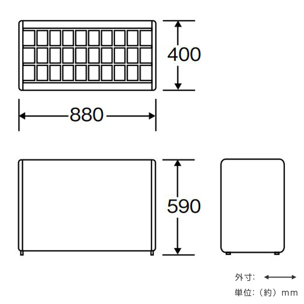 業務用傘立て 30本立 アンブラー NG-30 （ 法人限定 山崎産業 コンドル