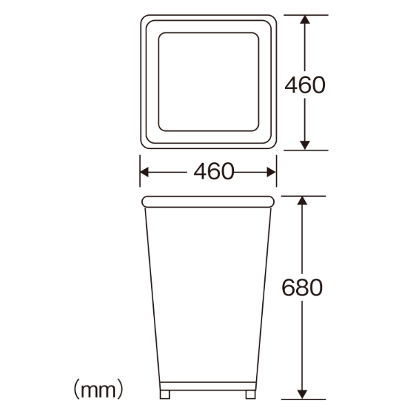 屋外用ゴミ箱 業務用ダストボックス 103L ...の詳細画像1