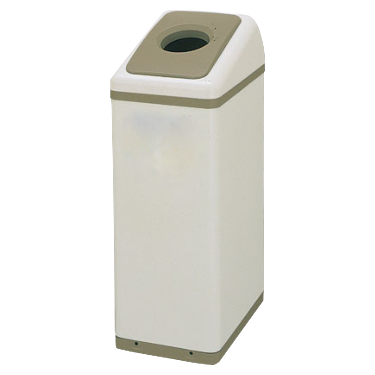 山崎産業 屋内用ゴミ箱 業務用ダストボックス 40L 丸穴蓋 リサイクル