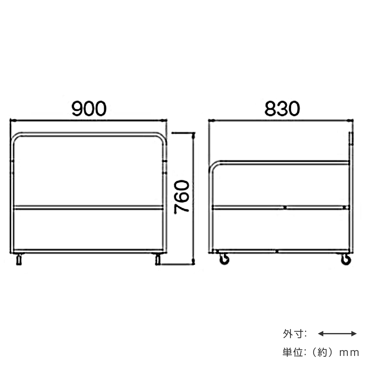 リサイクルトラッシュ用多分別システムラック ECO-35×6 （ 法人限定