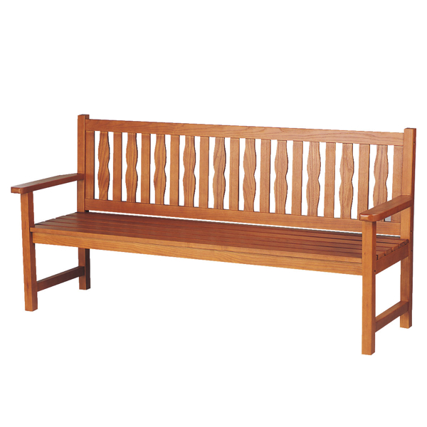 山崎産業 屋内用ベンチ 背付 幅158×奥行61×高さ92cm YB-68L-WN （ 法人