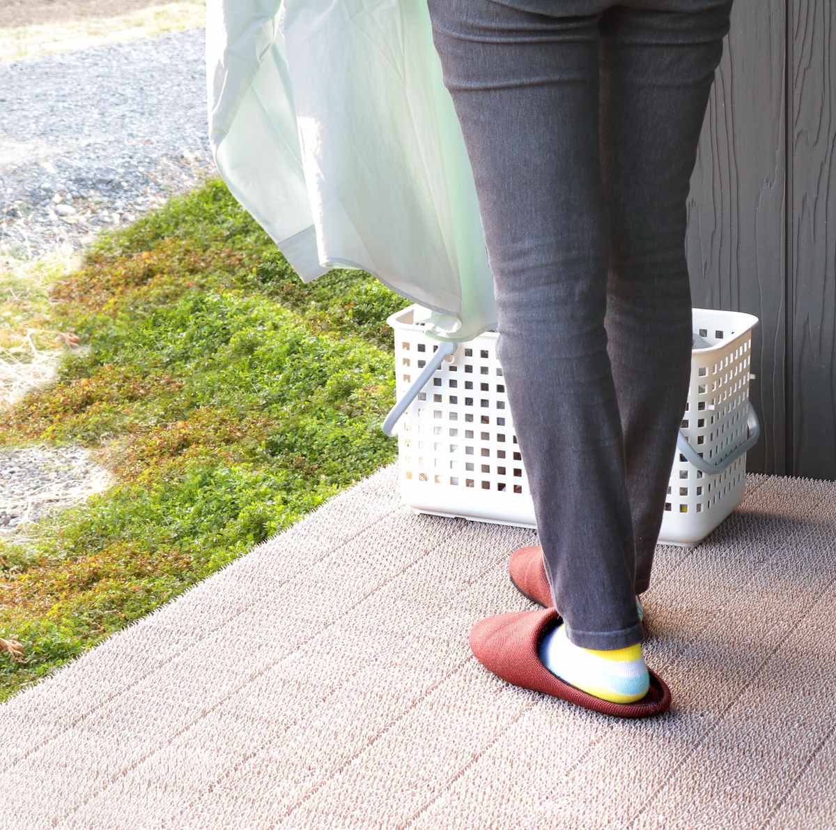 山崎産業 人工芝 ジョイント 若草ユニット 本体 30×30cm 1枚 EVタイプ