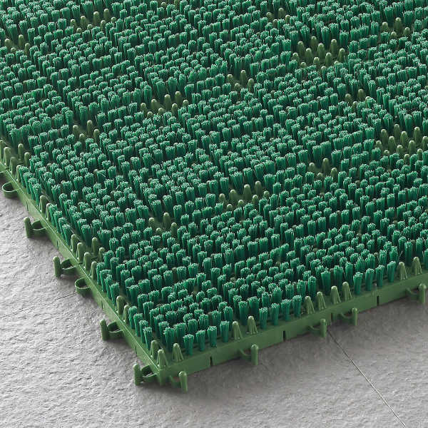 山崎産業 玄関マット 屋外 業務用 本駒 15×30cm エバックブラシハード