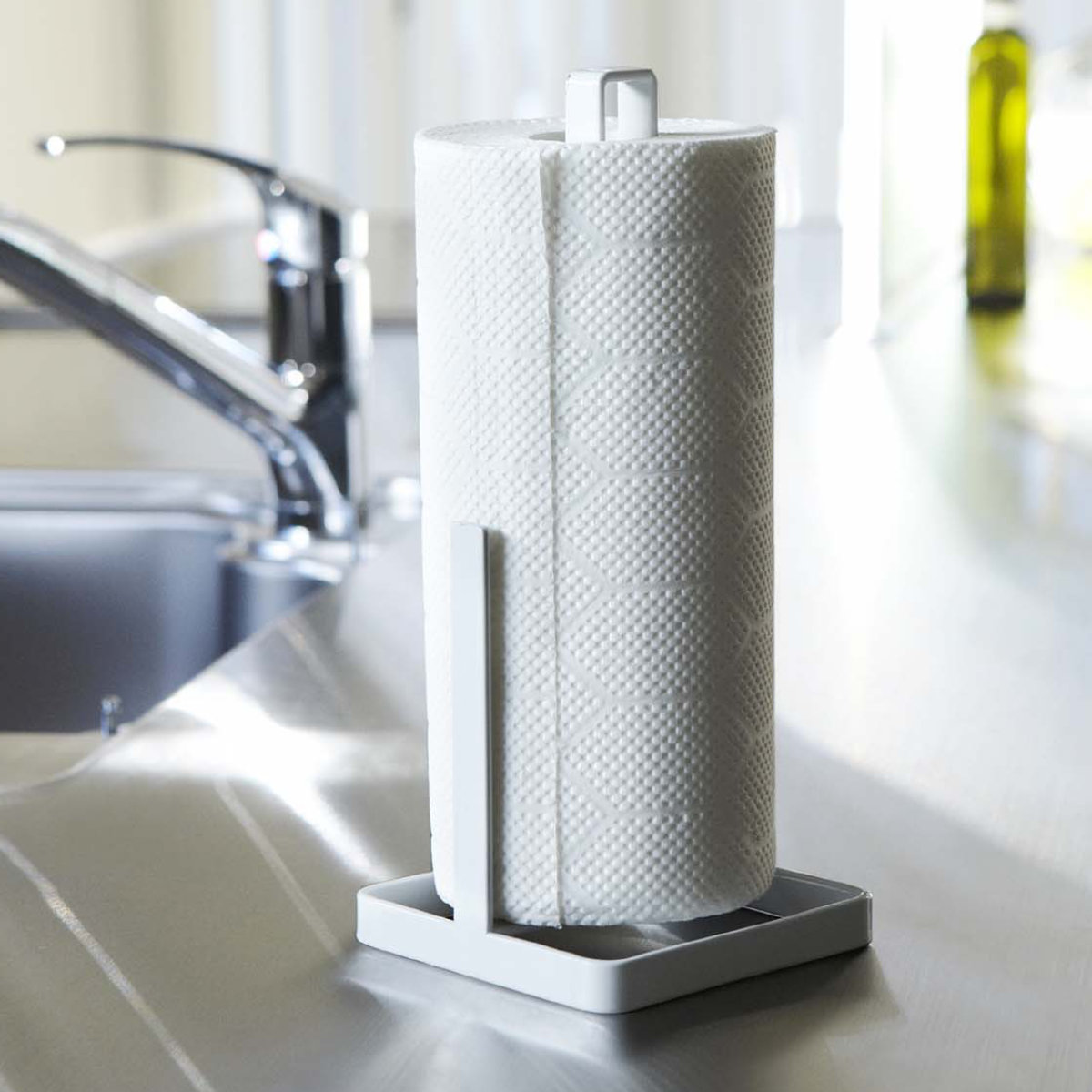 キッチンペーパースタンド tower 山崎実業 キッチンペーパーホルダー タワー （ 4903208067812