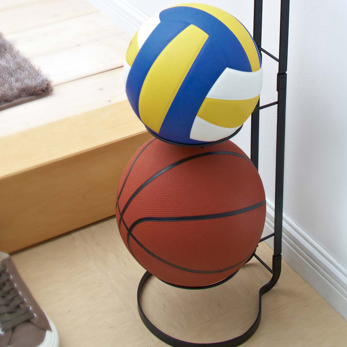 山崎実業 ボールスタンド フレーム （ 4903208072908 ボール 玄関 収納