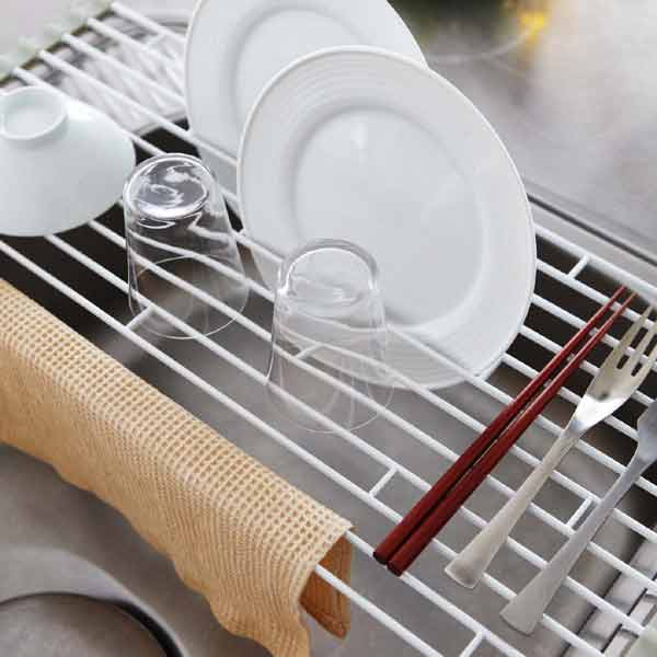 Plate(山崎実業) 山崎実業 plate 折り畳み水切りラック プレート L