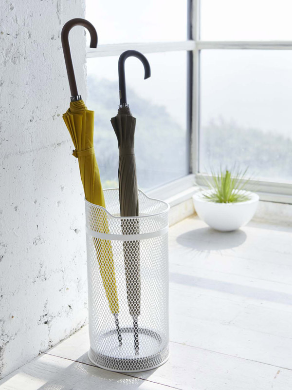 山崎実業 かさたて ラウンドメッシュ （ 4903208079266 傘立て 丸型 大