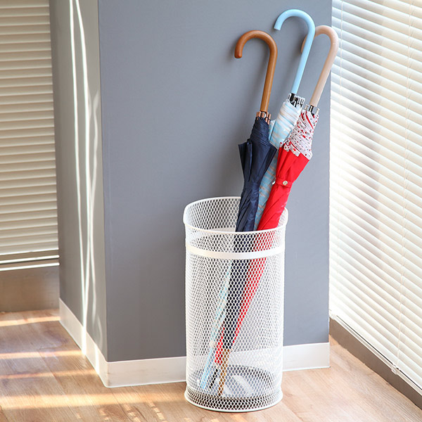 山崎実業 かさたて ラウンドメッシュ （ 4903208079266 傘立て 丸型 大