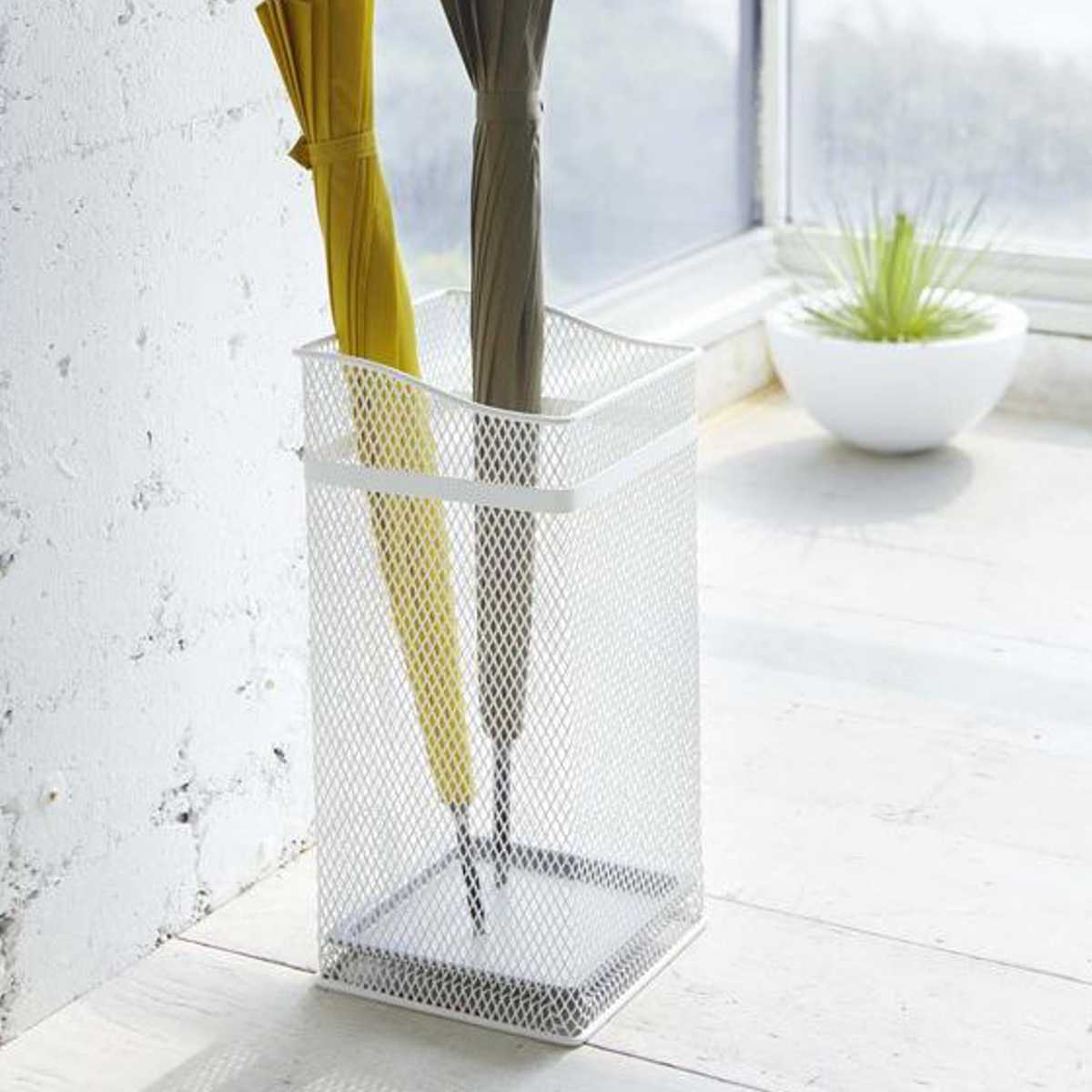 山崎実業 かさたて スクエアメッシュ （ 4903208079280 傘立て 角型 大