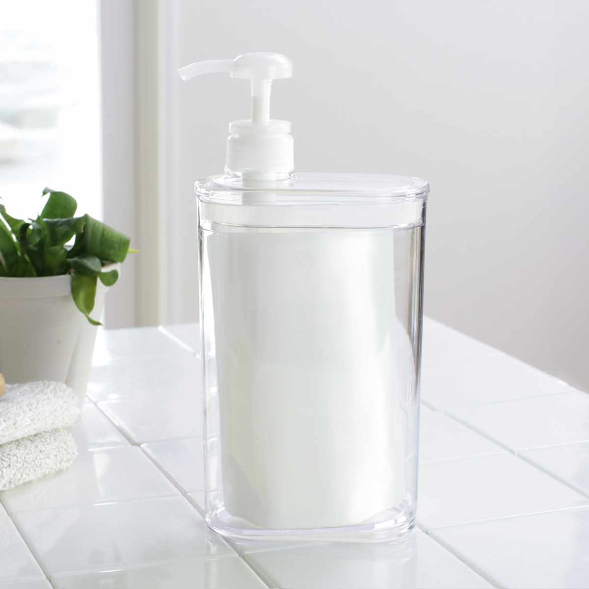 LEC（レック） 詰替用スリムディスペンサー 850ml クリア