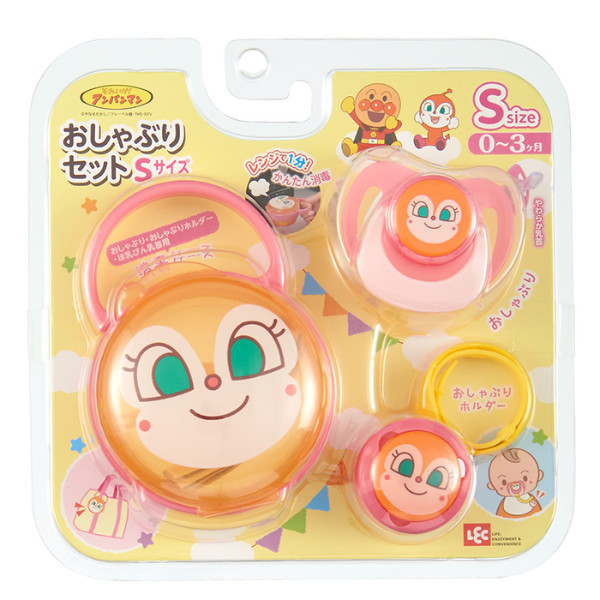 おしゃぶりセット S 0〜3カ月 ドキンちゃん 赤ちゃん シリコン乳首