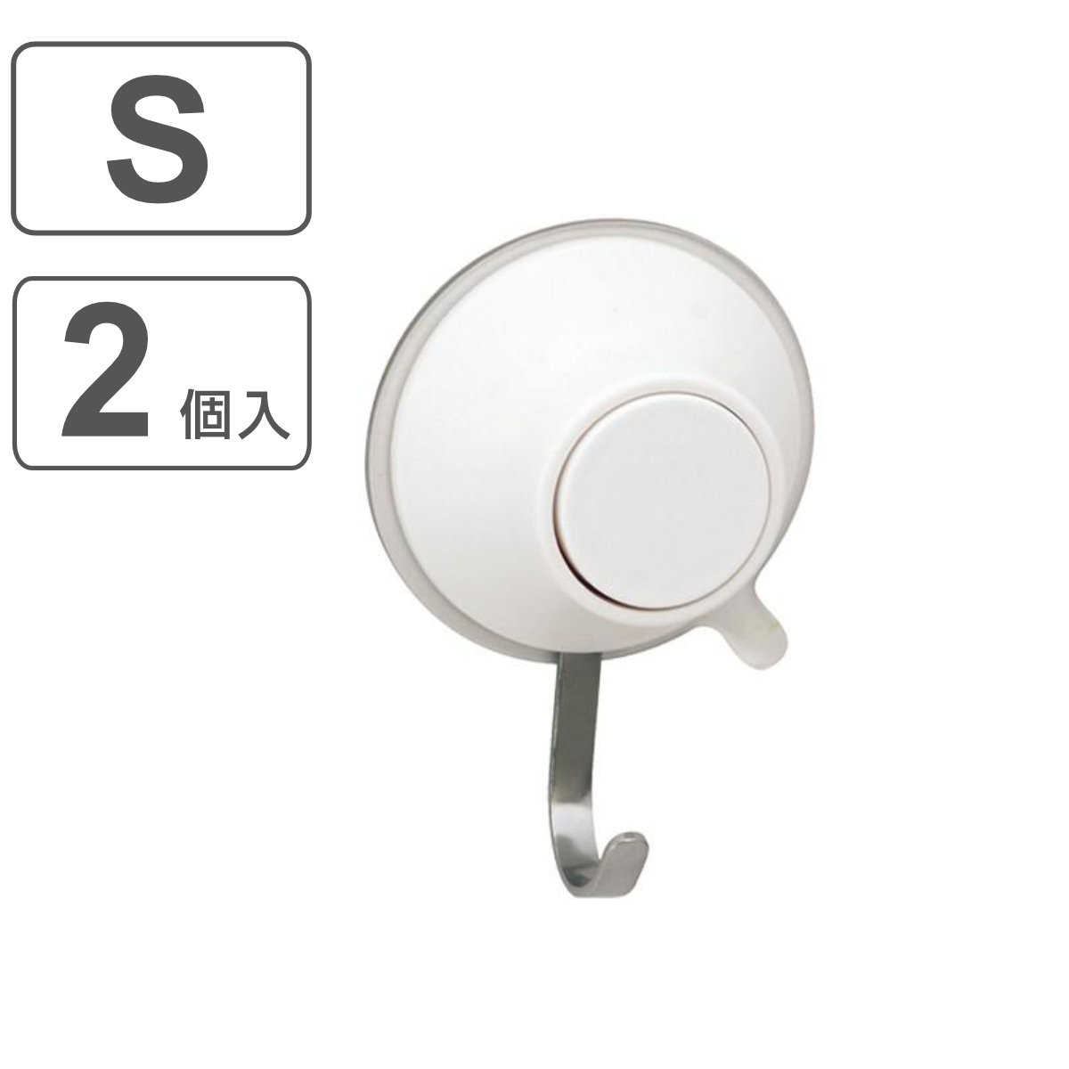(未使用･未開封品)　レック プッシュ式 吸盤フック S 7z28pnb レック プッシュ式吸盤フックS H-670｜うさマートジャパンサービス株式