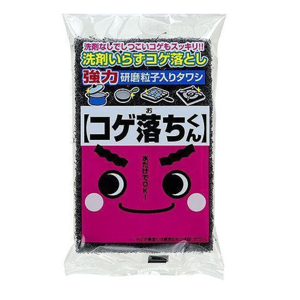 LEC（レック） 激落ちくん コゲ落ちくん 研磨剤入りタワシ （ スポンジ