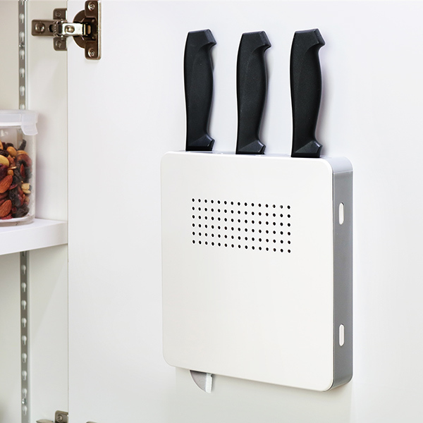 包丁スタンド 5本用 シンク下扉用 スリム 包丁差し （ シンク下 収納