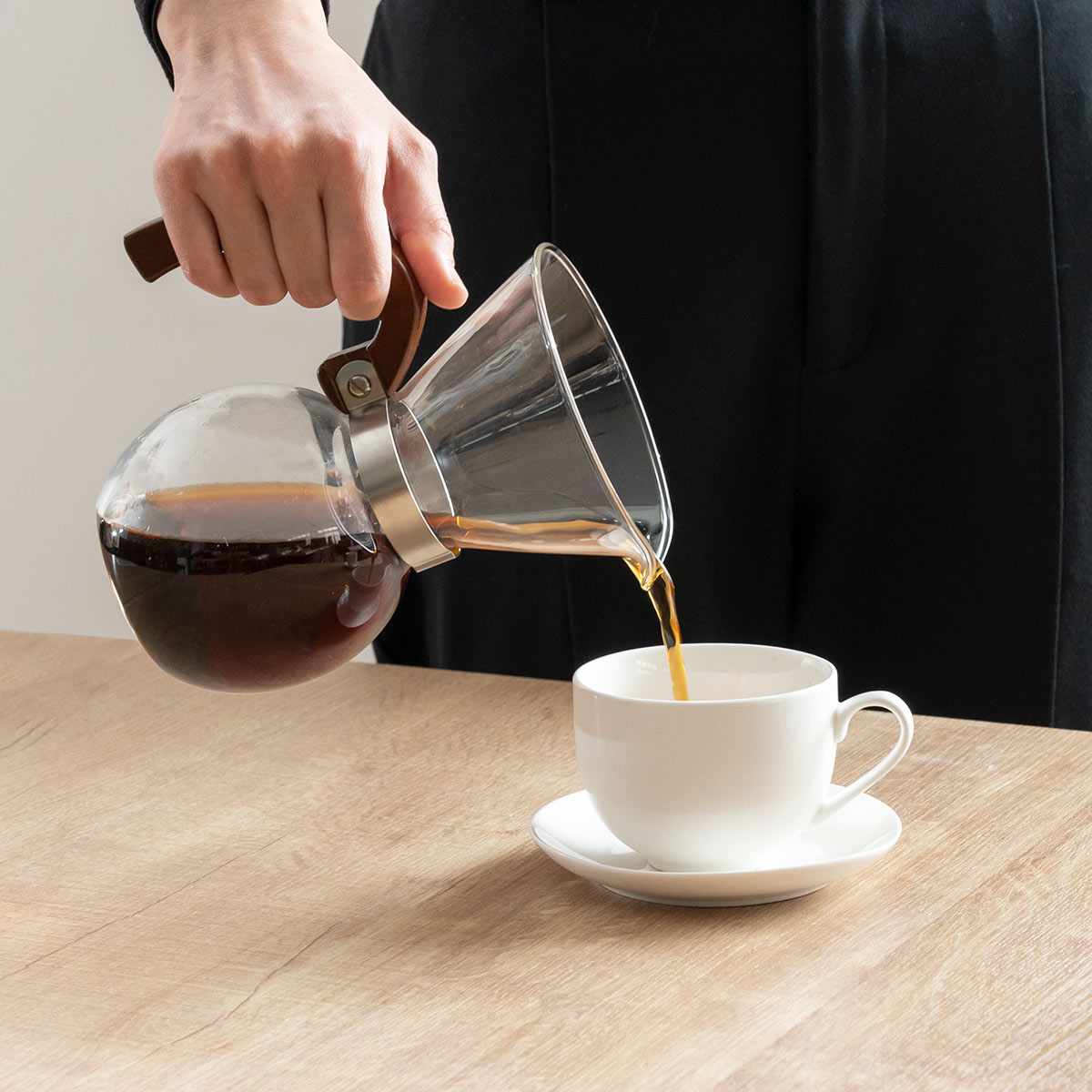 コーヒーメーカー 400ml 3杯用 ロクサン 63 ガラス （ コーヒー