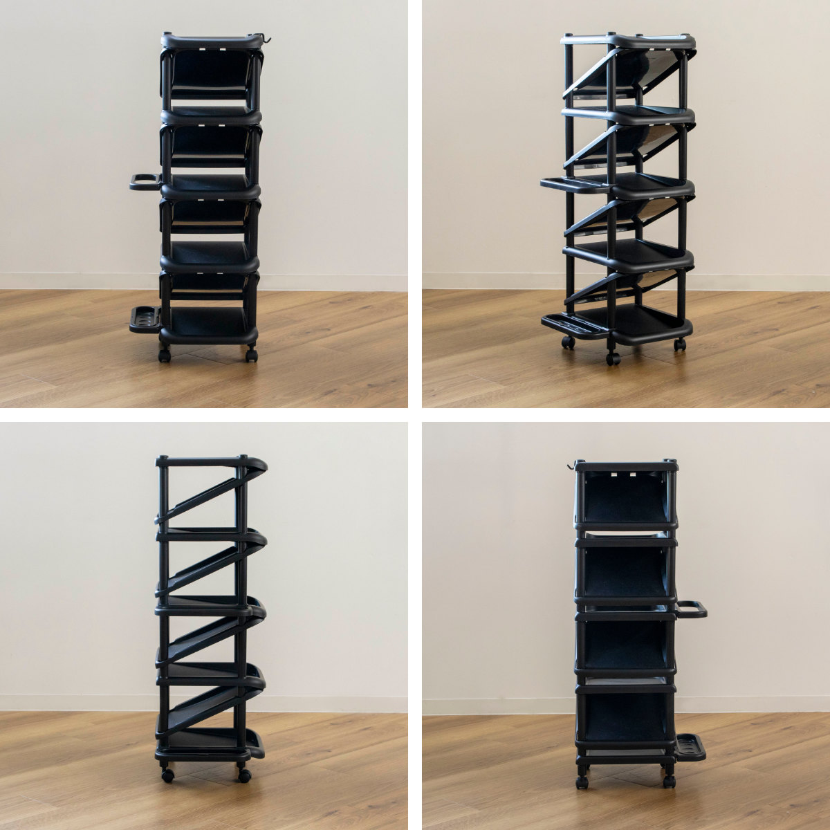 吉川国工業所 シューズラック 大容量 9段 斜め収納 エタージ