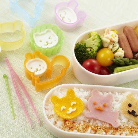 キャラ弁グッズ 透明プラスチック製セット TORUNE（トルネ） 抜き型 ハム・チーズ 着ぐるみセット （ キャラ弁 お