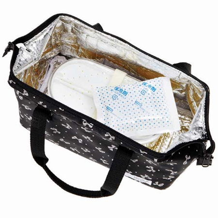 保冷弁当袋 リボン 保冷バッグ 保冷剤付 （ お弁当袋 保冷ランチバッグ
