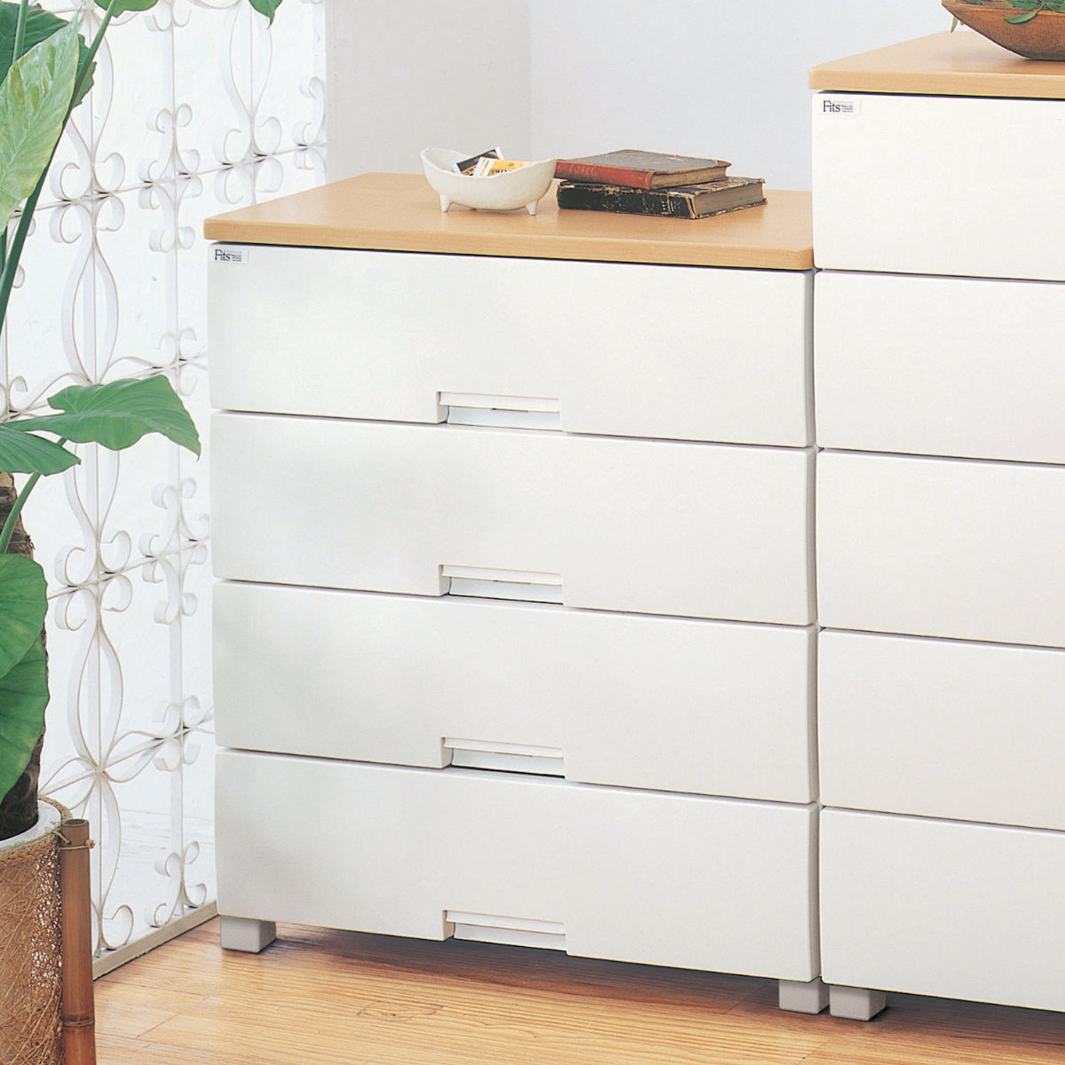 Fits チェスト フィッツプラス 4段 幅75×奥行41×高さ85cm F7504