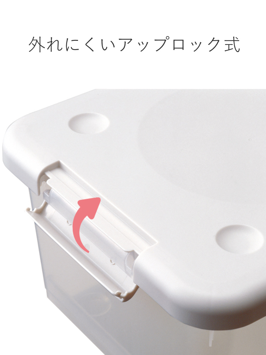 天馬 収納ボックス 40M とっても便利箱 フタ付き 2個セット （ 幅40