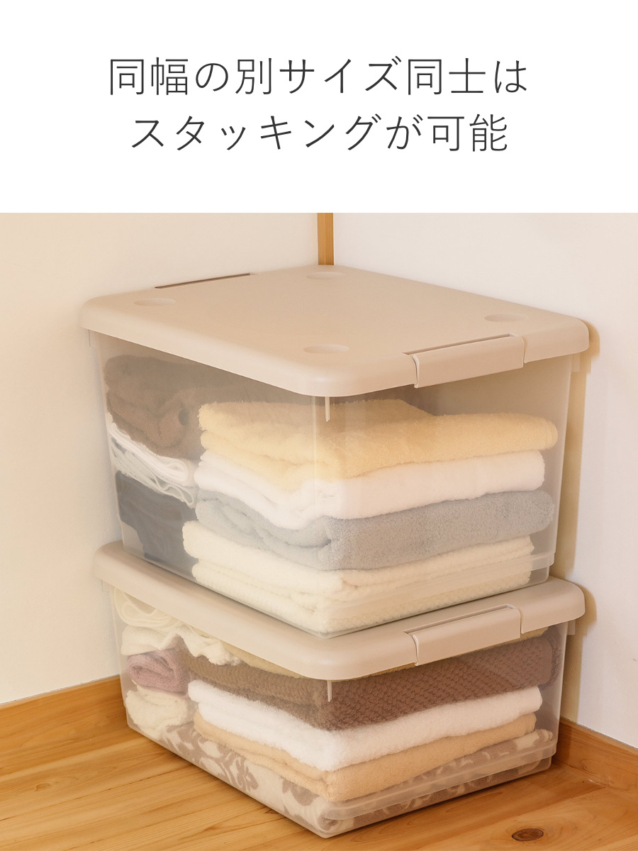 天馬製 収納ボックス2箱 バラ売り可 天馬 収納ボックス 40M とっても便利箱 フタ付き 2個セット （ 幅40