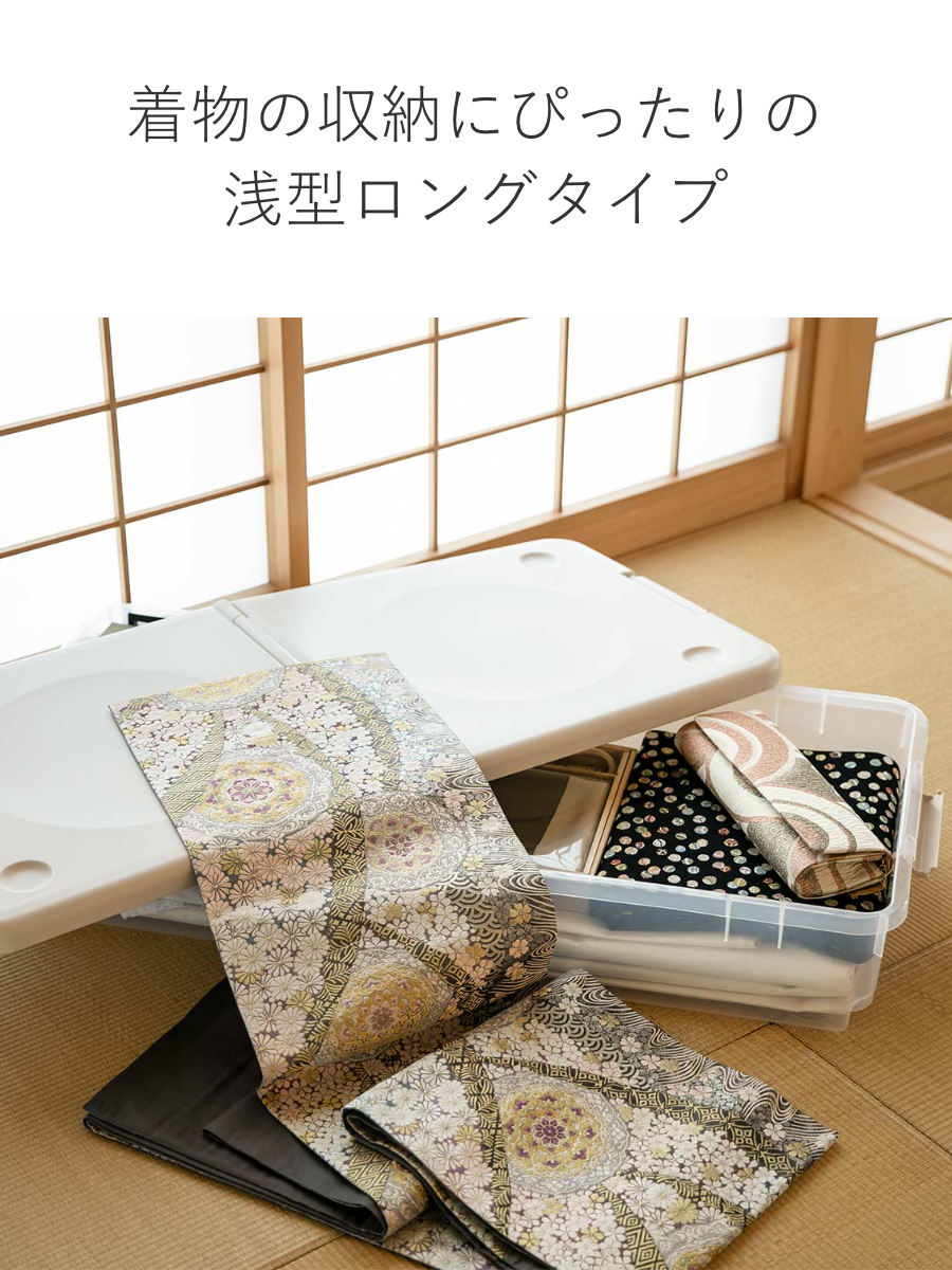 天馬 収納ボックス 45S ロング とっても便利箱 フタ付き （ 幅45×奥行