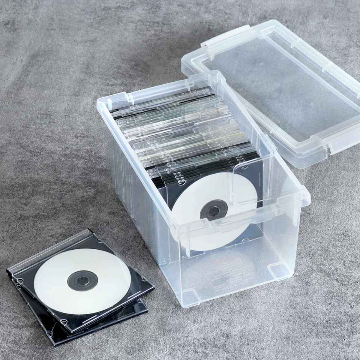 CD収納ケース いれと庫 CD用 ライト （ 収納ケース 収納ボックス 