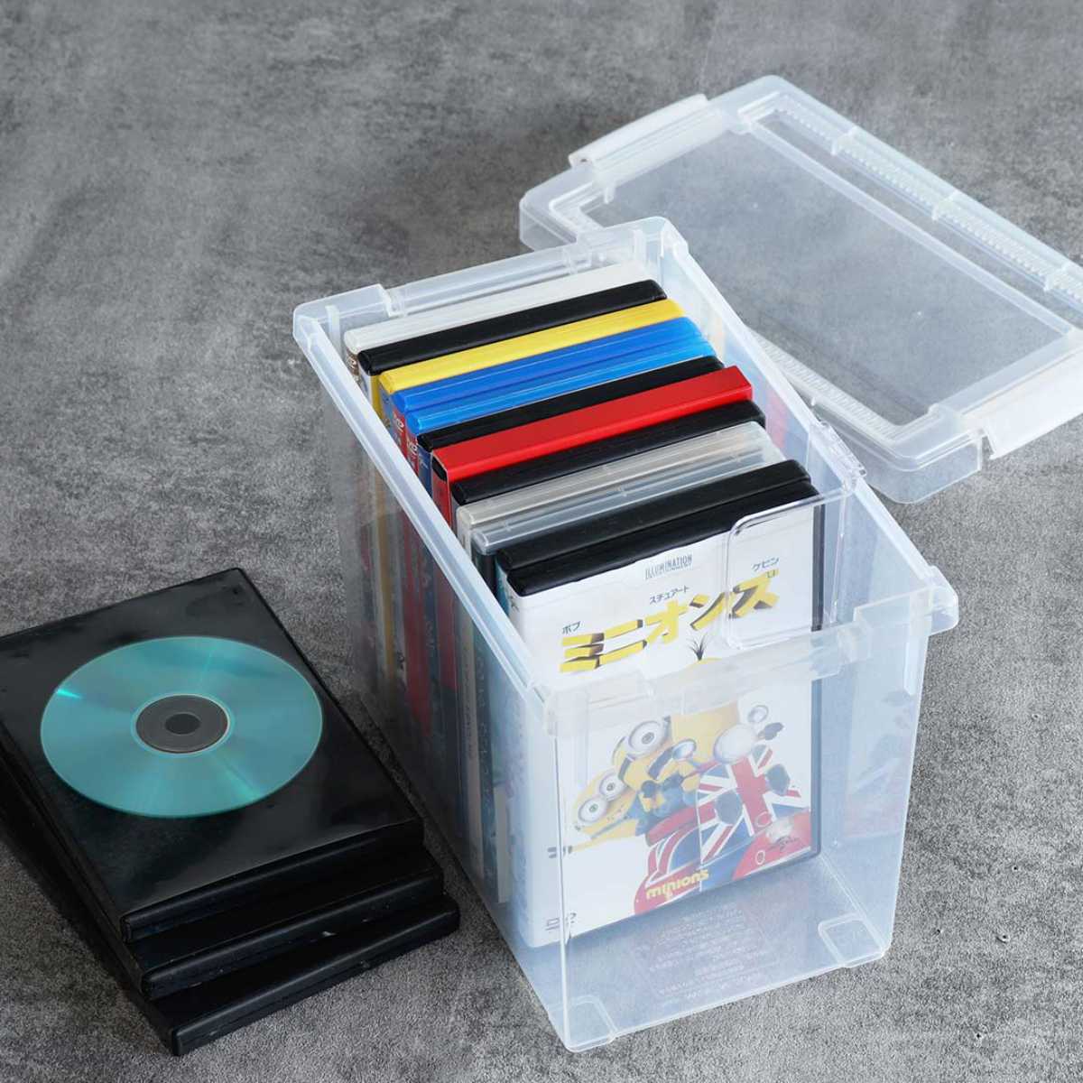 DVD収納ケース いれと庫 DVD用 ライト 18個セット （ 収納ケース