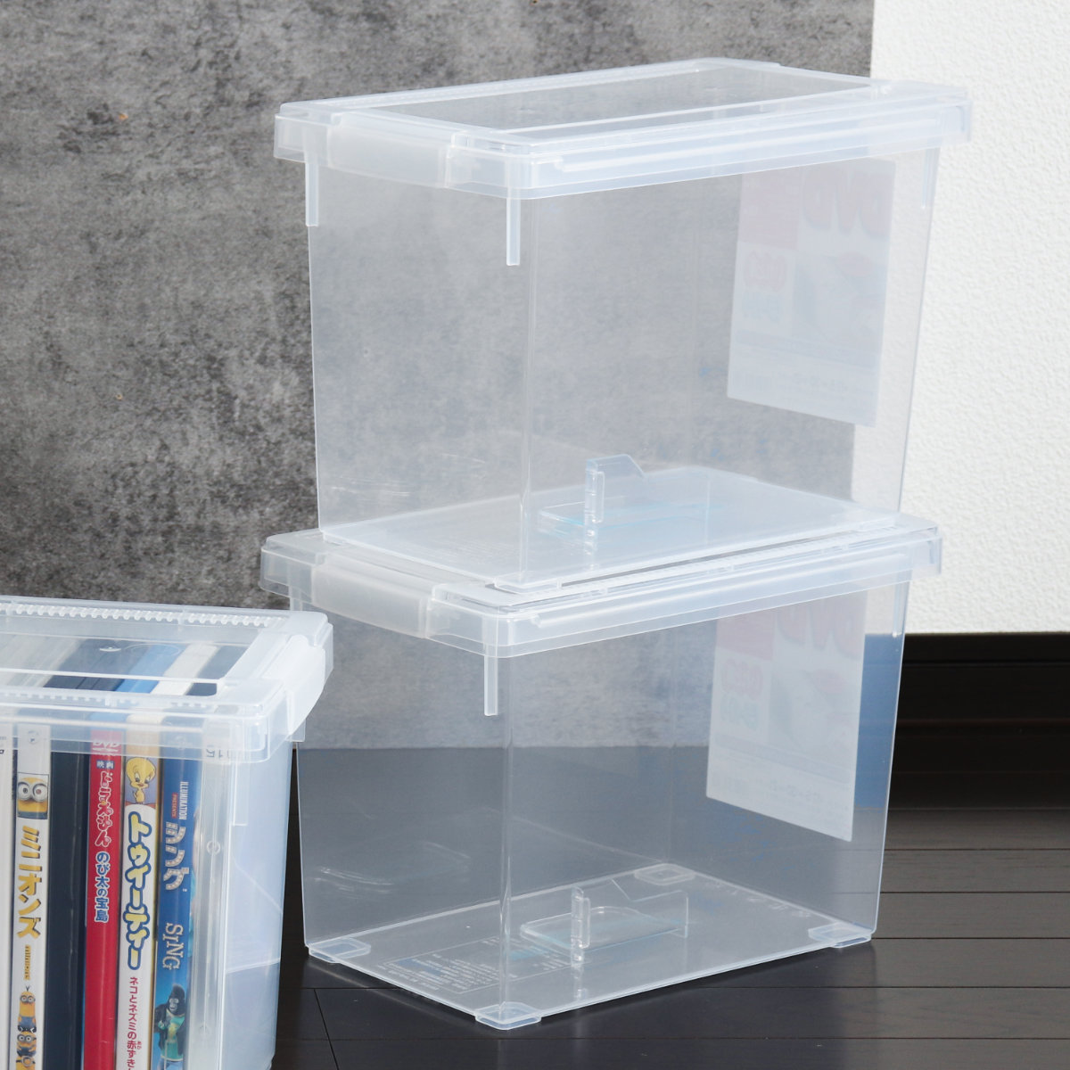 いれと庫 DVD収納ケース DVD用 ライト （ 収納ケース 収納ボックス