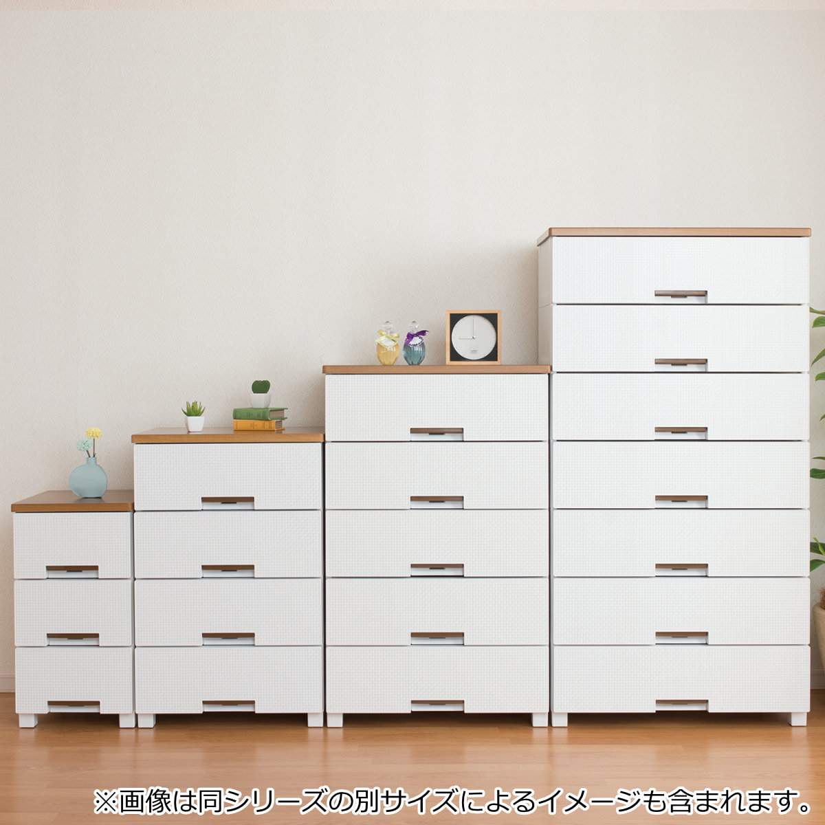 Fits チェスト フィッツプラス メッシュ 4段 幅55×奥行41×高さ85cm