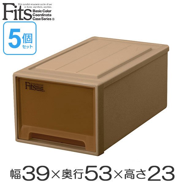 Fits 収納ケース Fits フィッツケースクローゼット M−53 ブラウン