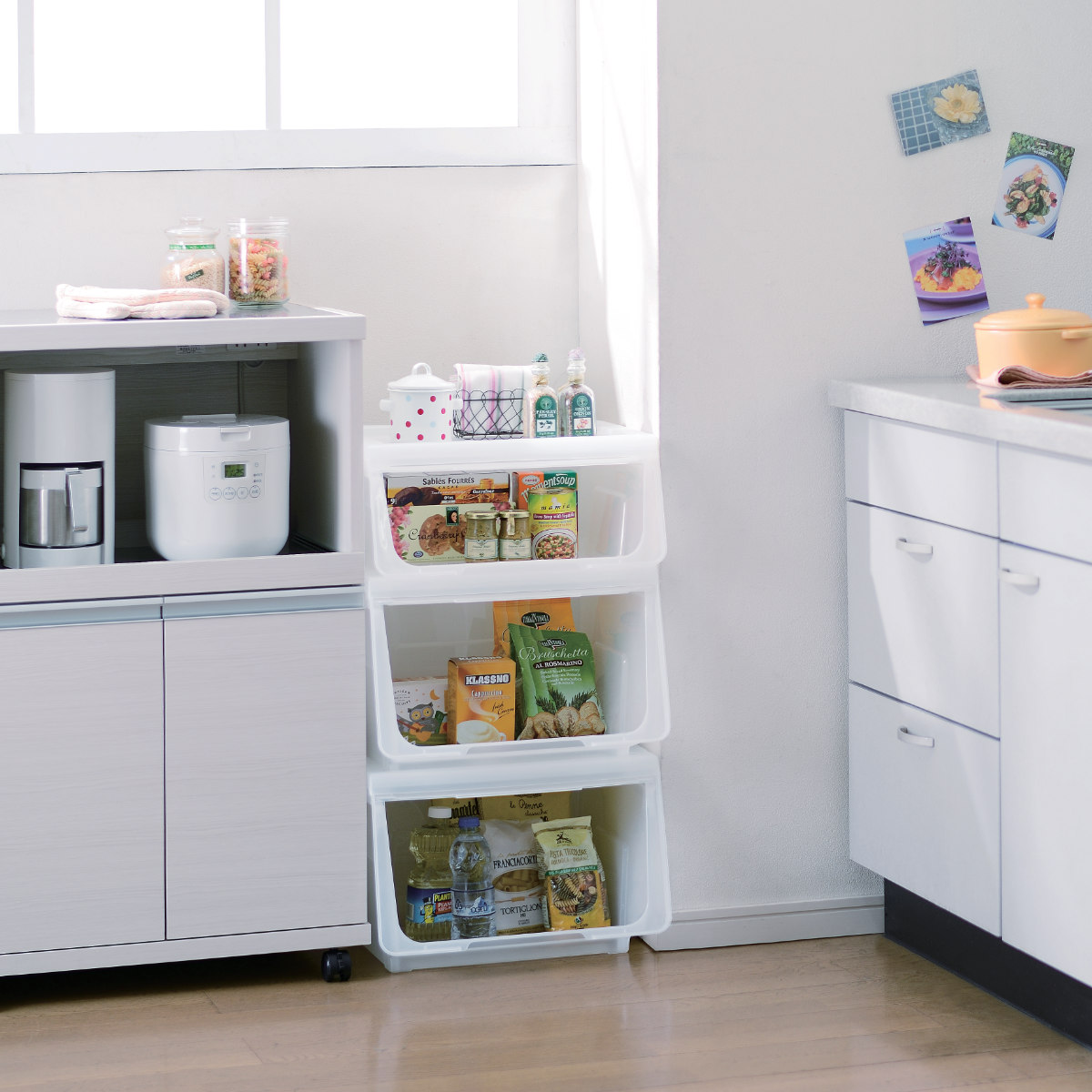 天馬 収納ボックス 前開き KABAKO 幅45×奥行42×高さ41cm カバコ L