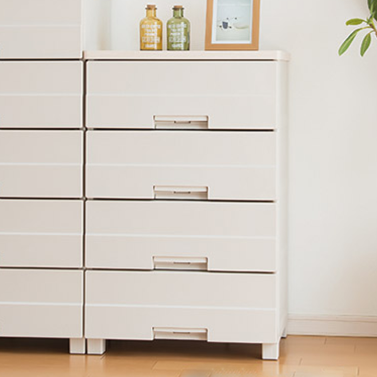 Fits チェスト プラスチック 4段 フィッツプラスイージー FE5504 幅